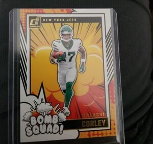 Russ New York Jets Bomb Squad Card with Green and Yellow